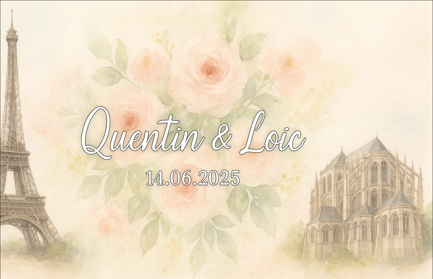 Bannière Quentin & Loïc – 14.06.2025